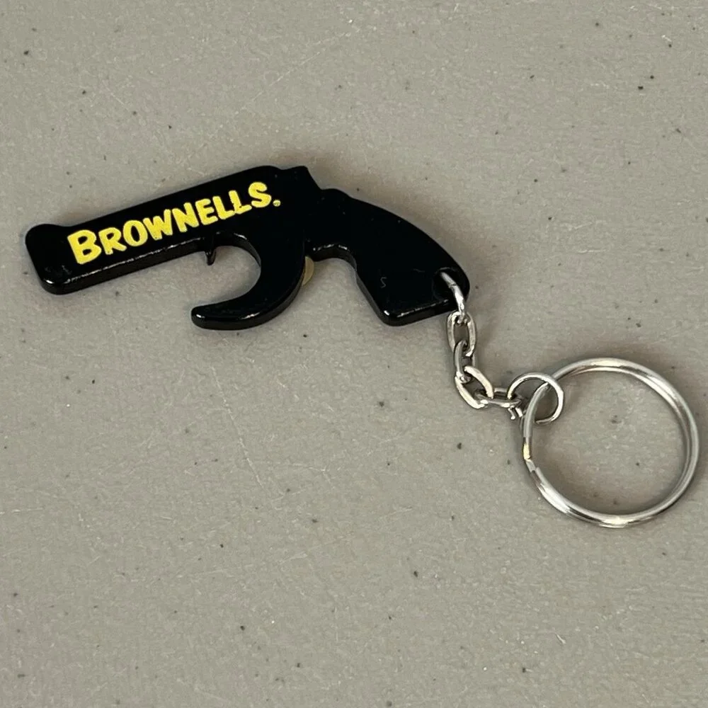Brownells Gunsmith Keychain Bottle Opener Metal